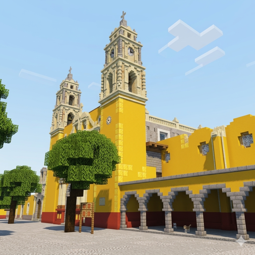 Parroquia de San Antonio en Minecraft